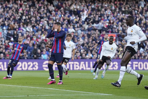 Ferran Torres fallada|decisió|error penal Barça València / Foto: EFE