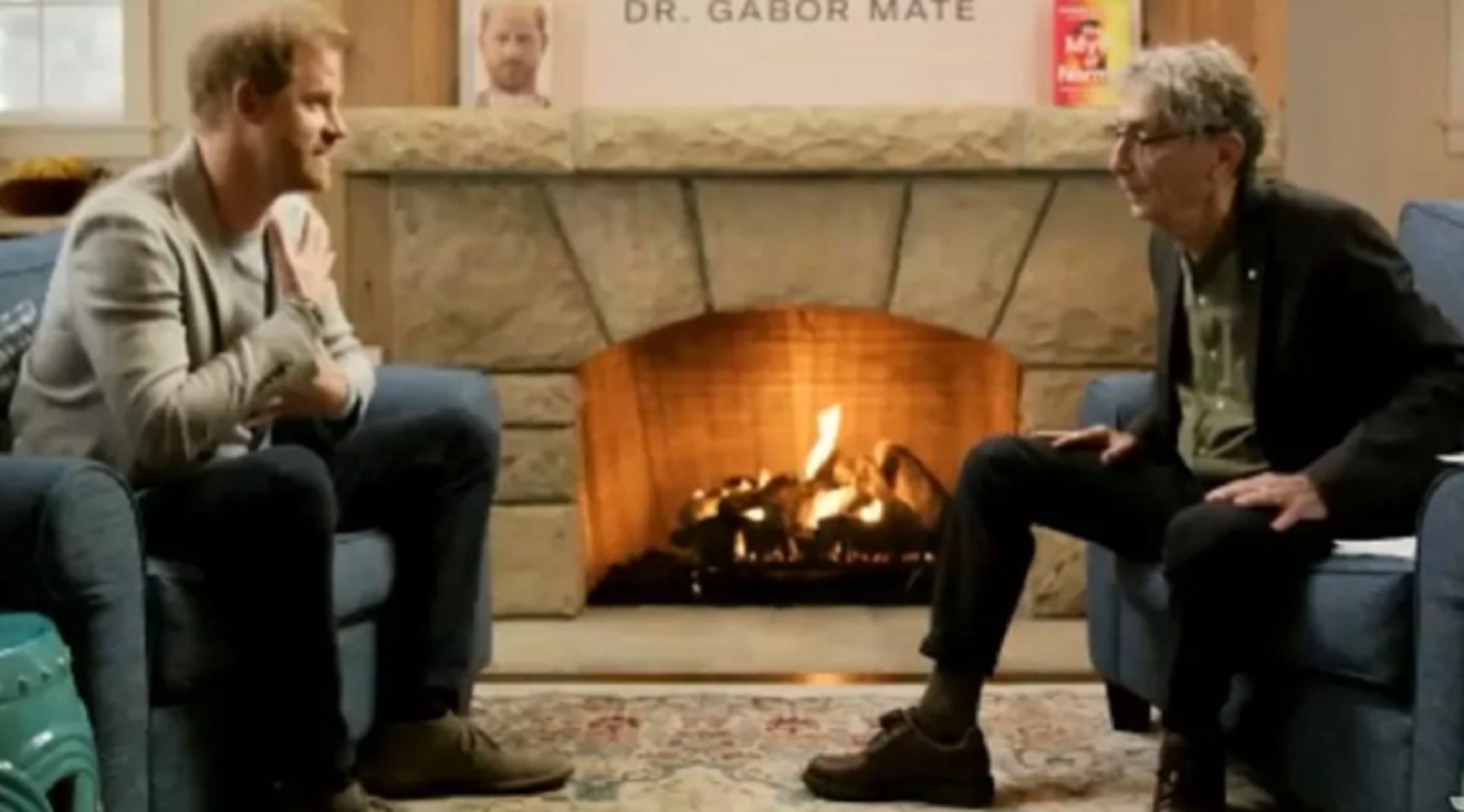 Harry conversa con el Dr Gabor Maté
