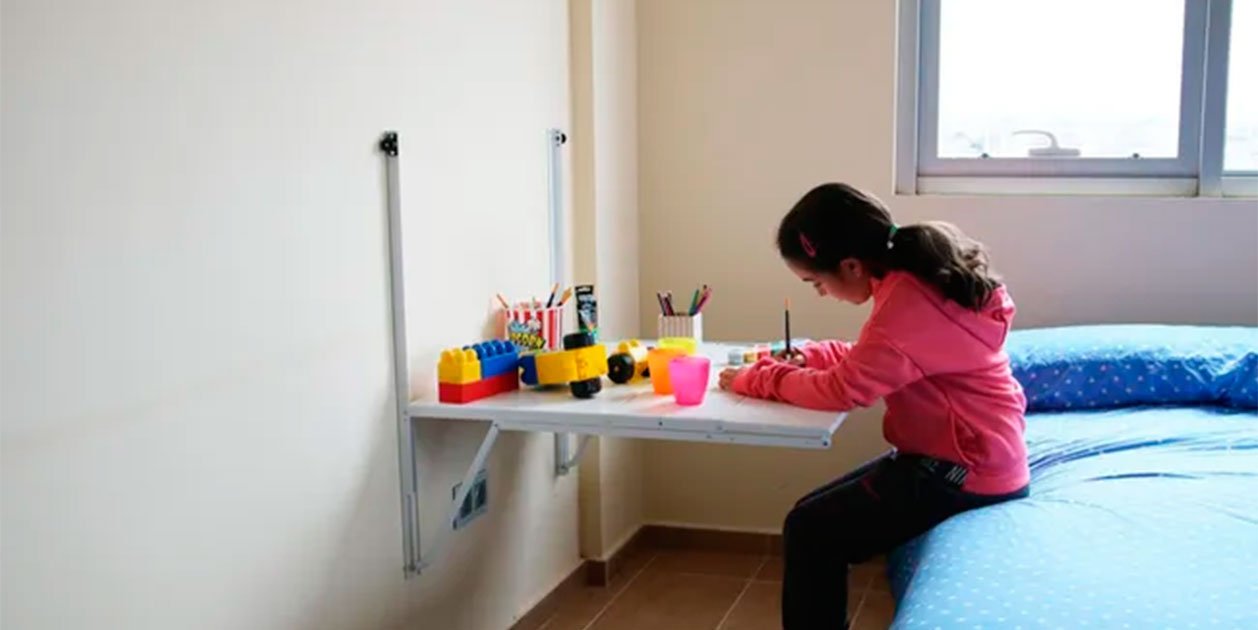 Leroy Merlin tiene el escritorio ideal para habitaciones pequeñas