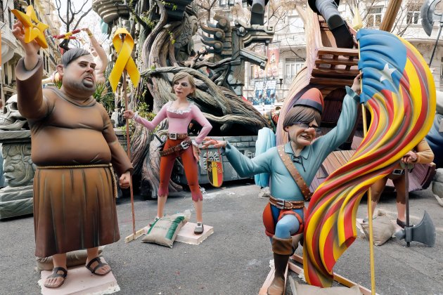 Junqueras y Forcadell fallas EFE