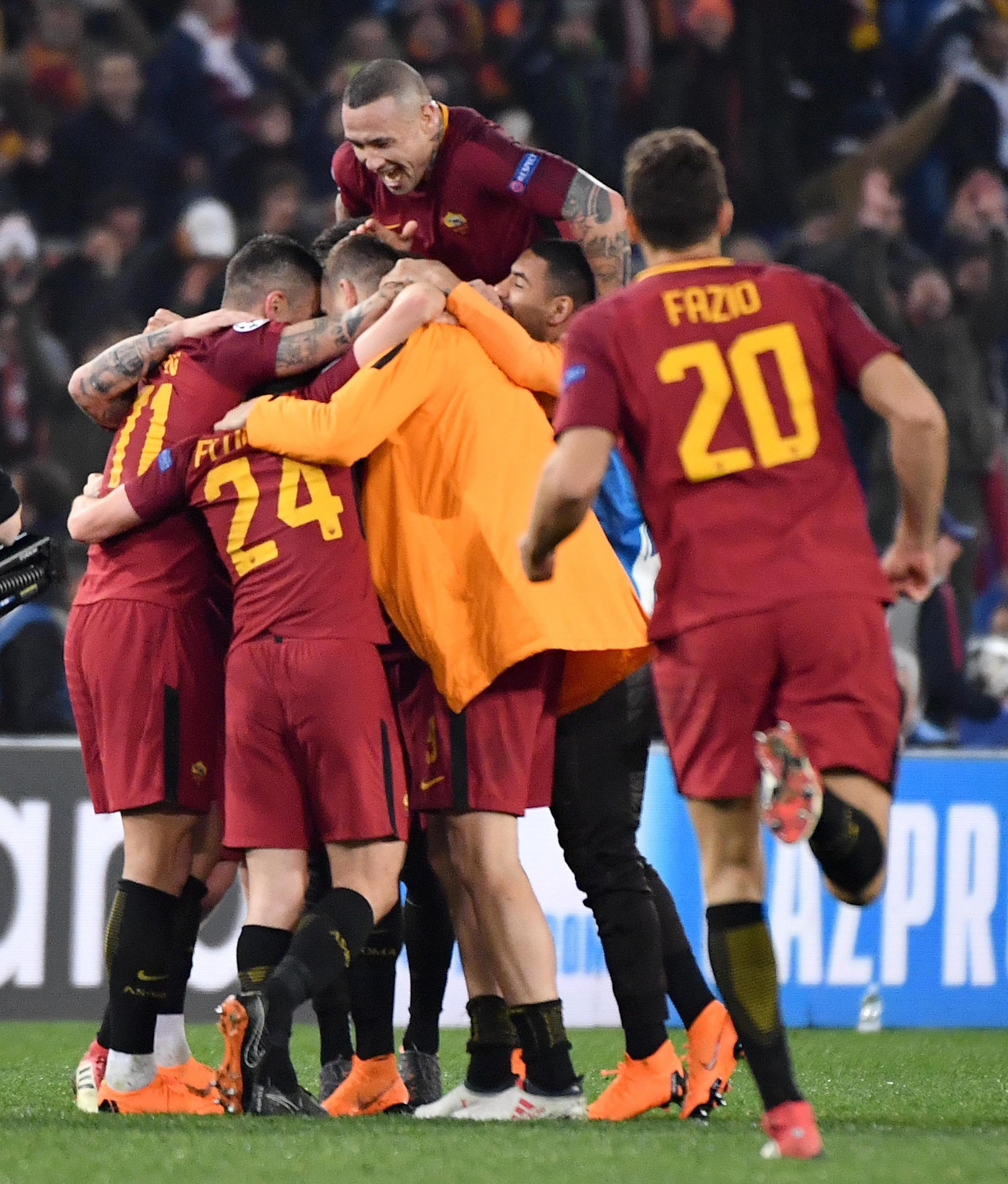 La Roma, rival del Barça en los cuartos de la Champions