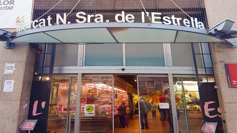 La nueva ubicación del Mercat de l'Estrella no gusta a todo el mundo