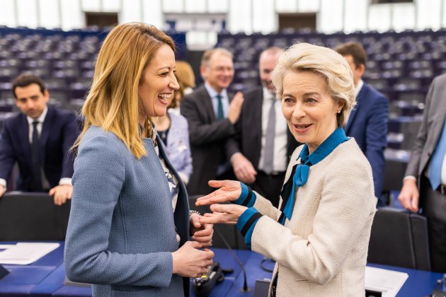 roberta metsola ursula von der leyen ue - Philipp von Ditfurth / Europa Press