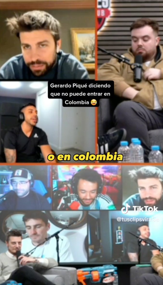 Gerard Piqué Colombia TikTok Gerard Piqué Colombia TikTok