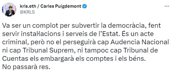 TUIT KRLS Operacio Catalunya