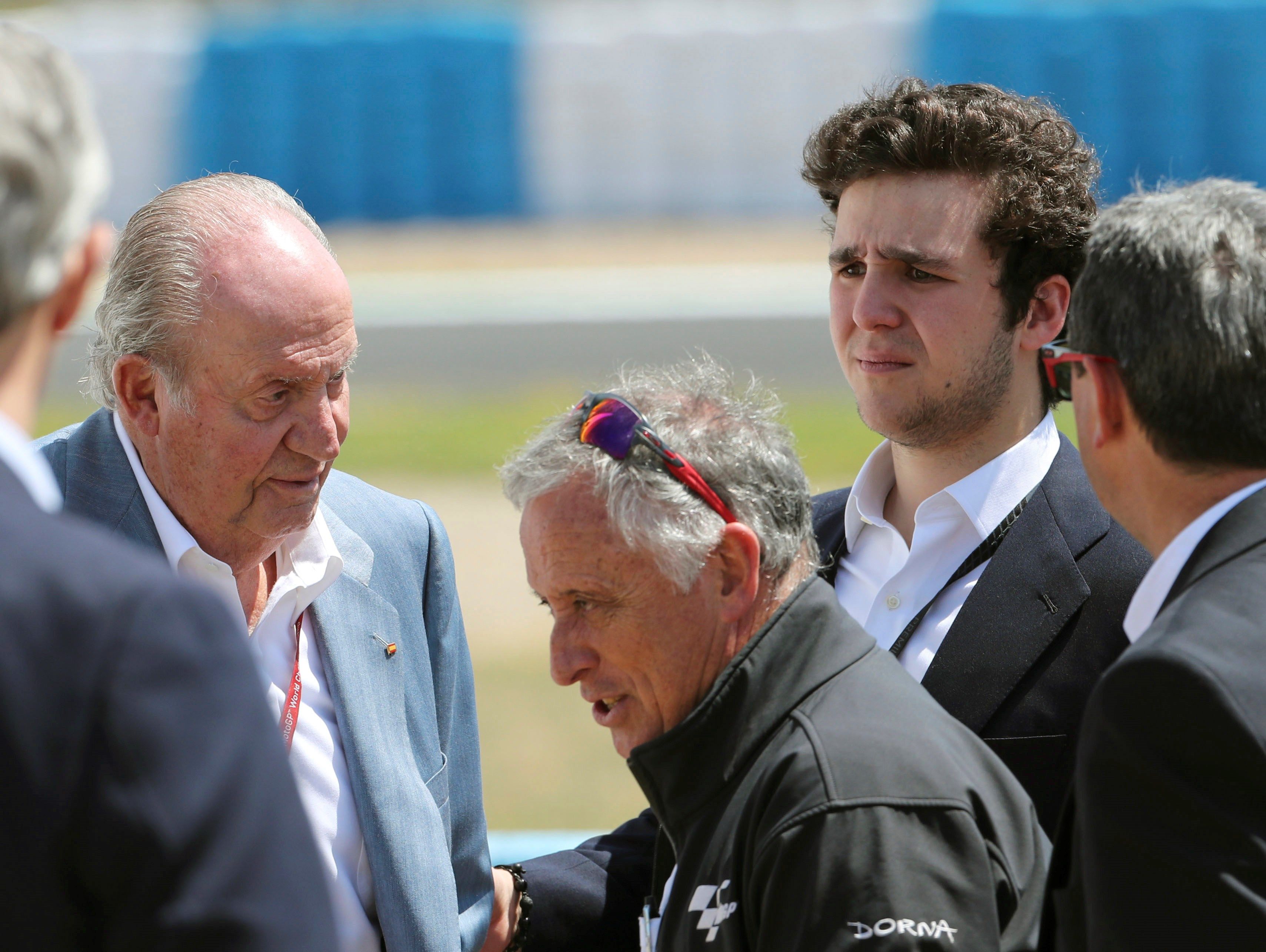 Juan Carlos I y Froilán Juan Carlos I y Froilán