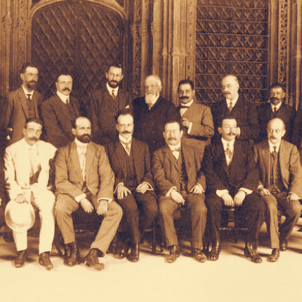 Test 212. La Lliga Regionalista. Primer govern de la Mancomunitat, format per integrants de la Lliga (1914). Font Arxiu Nacional de Catalunya Test 212. La Lliga Regionalista. Primer govern de la Mancomunitat, format per integrants de la Lliga (1914). Font Arxiu Nacional de Catalunya