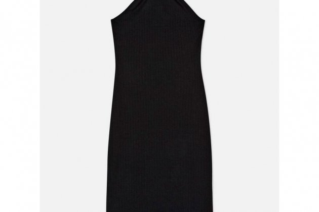 Vestido midi con escote halter Vestido midi con escote halter