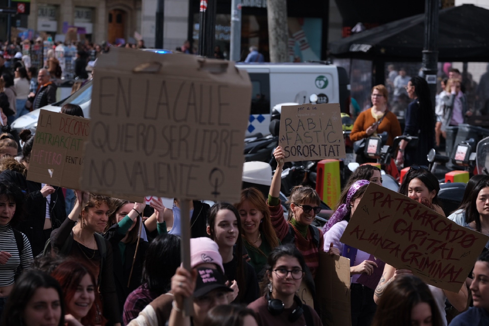 Manifestació d'estudiants 8-M (4) /Carlos Baglietto