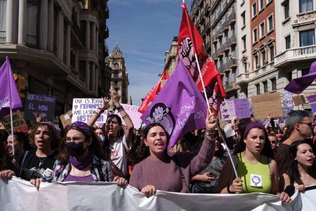 Manifestació d'estudiants a Barcelona 8 M (12) / Carlos Baglietto
