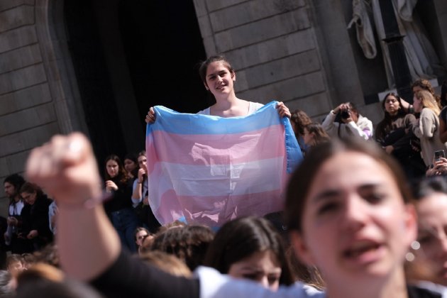 Manifestació d'estudiants a Barcelona 8-M(18) / Carlos Baglietto