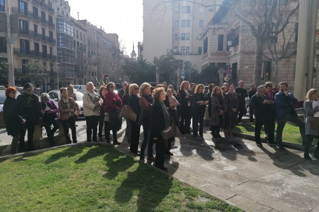 Concentración mujeres abogadas en Barcelona