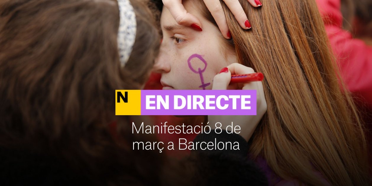 Manifestación 8 de Marzo 2023 en Barcelona por el Día de la Mujer ...