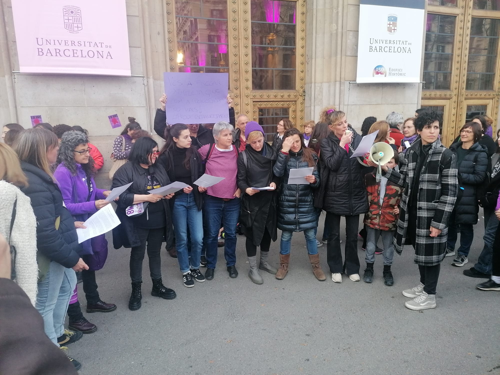 Concentracio comunicadores femnistes 8 de marc / ElNacional.cat