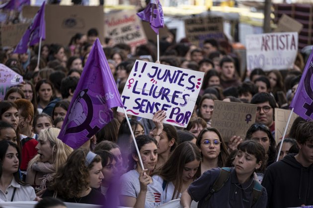 8M manifestació universitaria i estudiantil dia de la dona / Foto: Carlos Baglietto