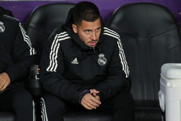 Eden Hazard banquilo Real Madrid / Foto: Europa Press Eden Hazard banquilo Real Madrid / Foto: Europa Press