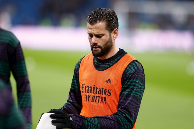 Nacho Fernandez calentamiento concentrado Real Madrid / Foto: Europa Press