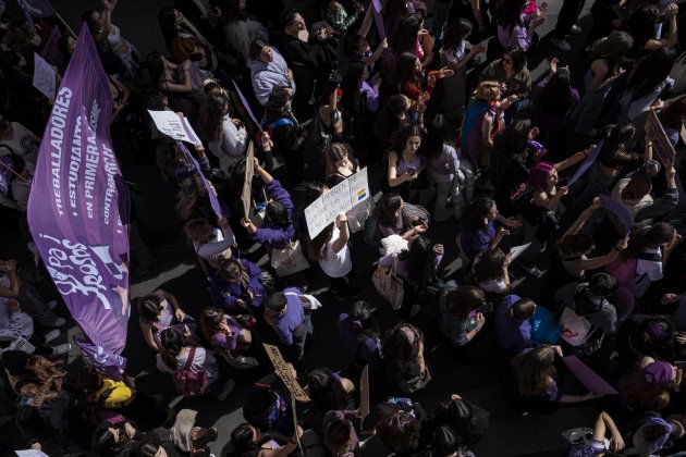 8M manifestación universitaria y estudiantil día de la mujer / Foto: Carlos Baglietto