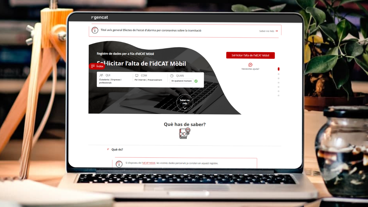 La administración catalana rediseña su web para simplificar las tramitaciones