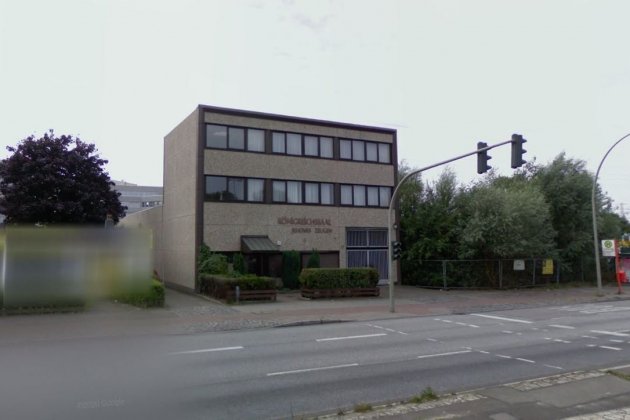 Temple dels Testimonis de Jehovà a Hamburg Google Maps