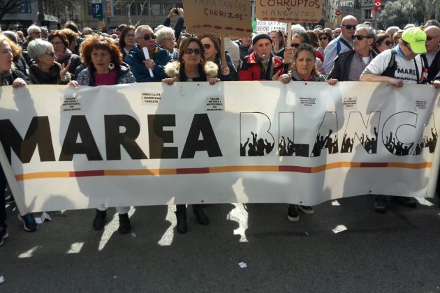 Marea blanca manifestació pensions Juan Fuentes