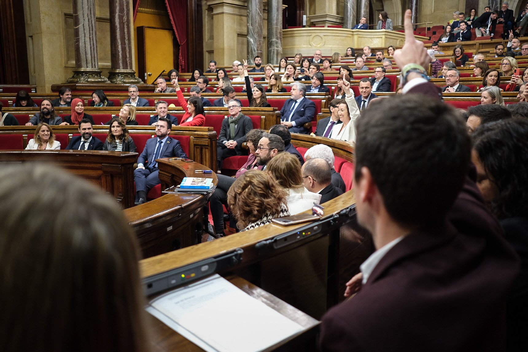 Ple del Parlament votació / Carlos Baglietto