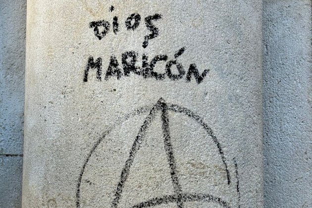 Vandalisme basilica Merce / Basílica de la Mercè