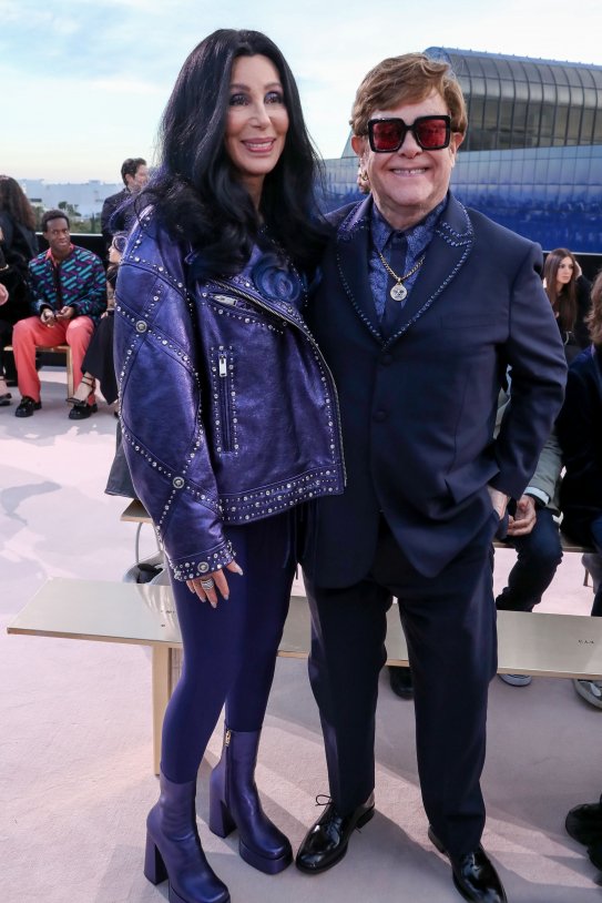 Elton John Cher 2023 GTRES Elton John Cher 2023 GTRES