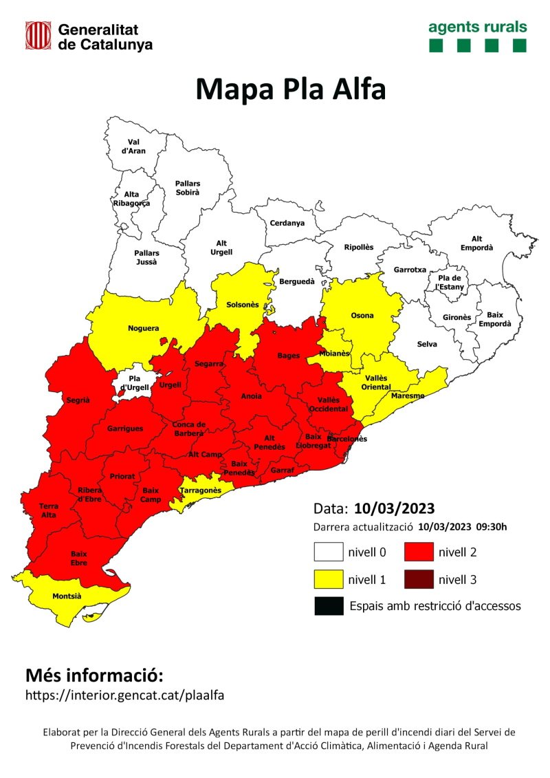 Mapa pla alfa 2 / Agents Rurals