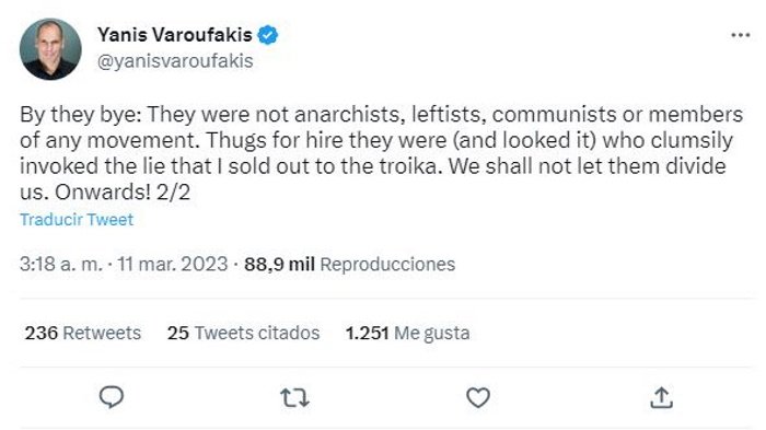 Tweet Varoufakis Tweet Varoufakis