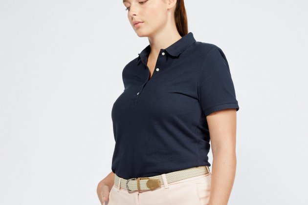 pol|polo golf màniga curta dona mw500 blau marí (1) pol|polo golf màniga curta dona mw500 blau marí (1)