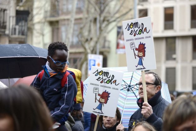 manifestació escola catalana