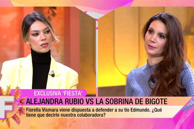 Alejandra Rubio y Fiorell Vismara sobrina Bigote Telecinco