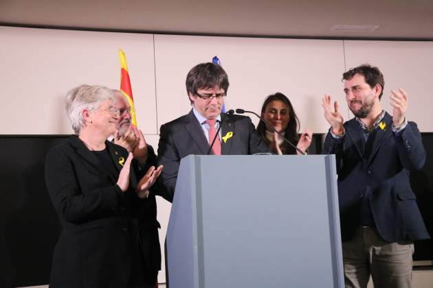 Puigdemont i consellers exili - ACN Puigdemont i consellers exili - ACN