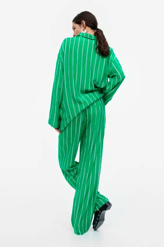 Pantalón estampado verde Pantalón estampado verde