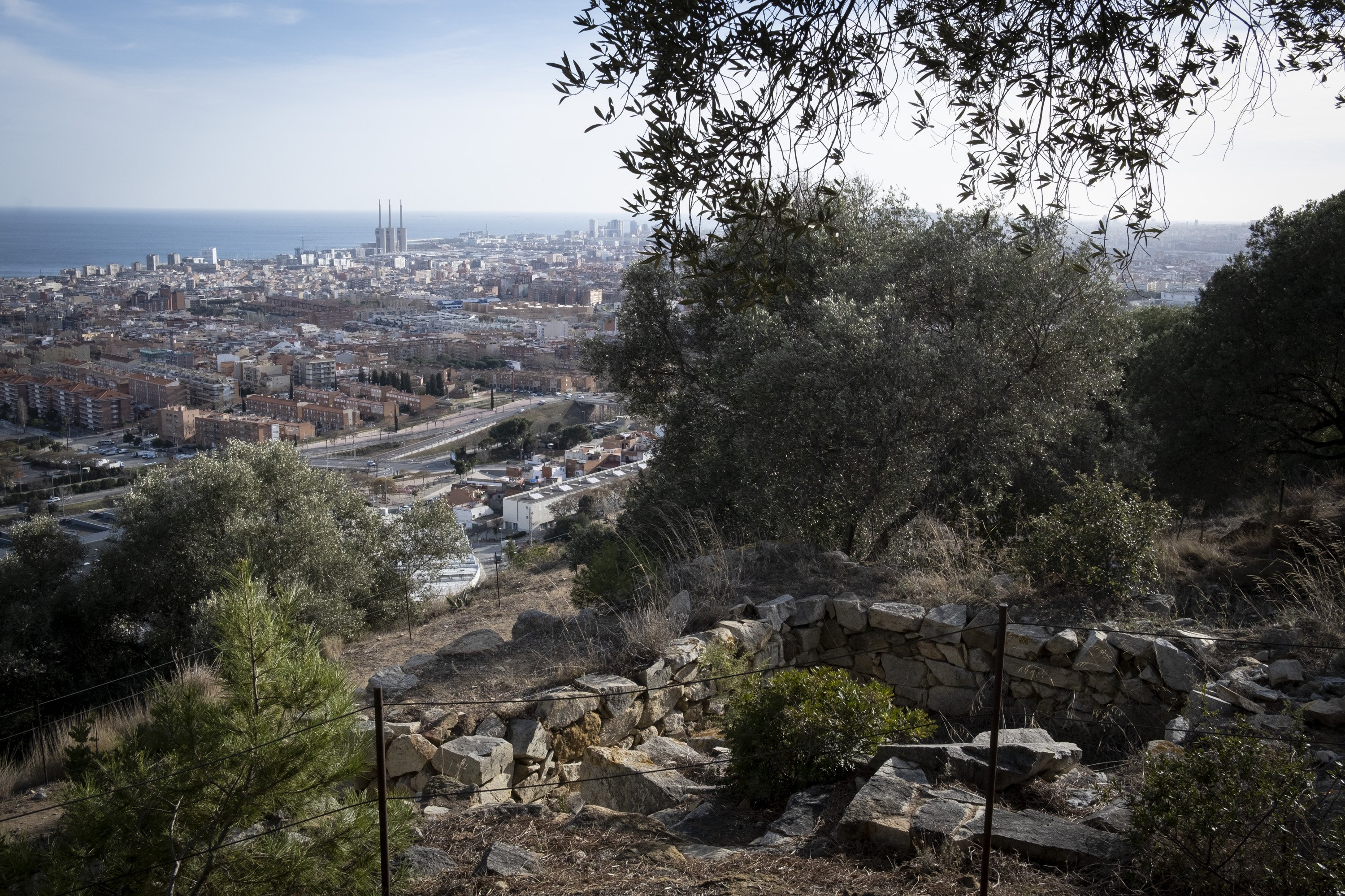 Una carretera "innecesaria" amenaza un poblado ibérico y espacios naturales de Badalona