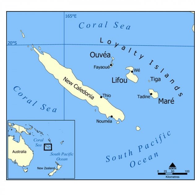 mapa nueva caledonia