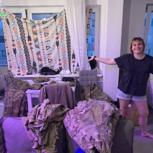 Así es la vida de una voluntaria de la guerra de Ucrania