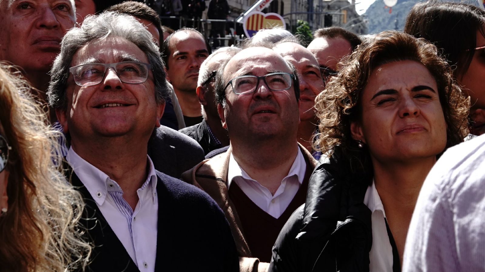 Iceta, Borrell i Ábalos participaran en la manifestació unionista de diumenge
