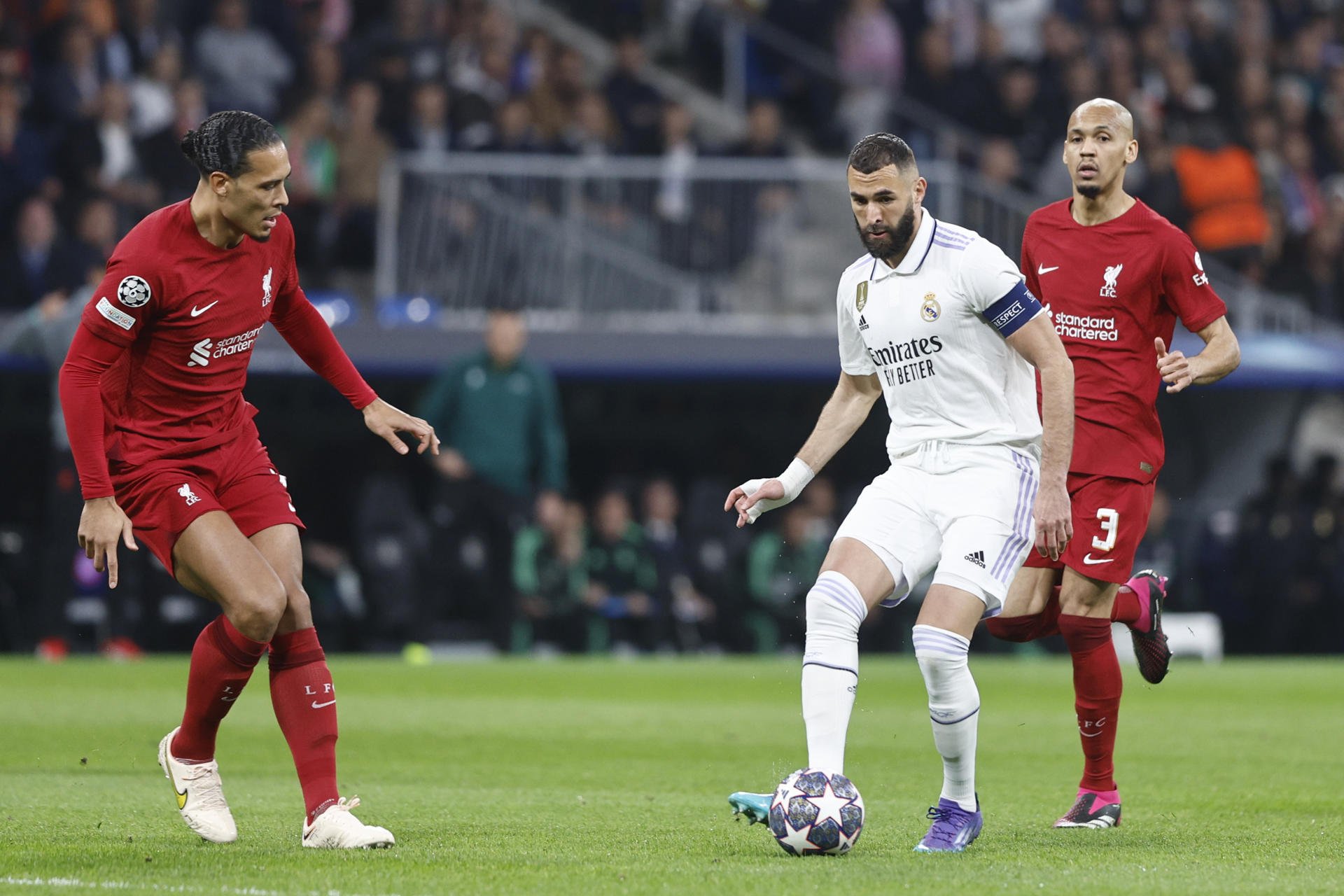 Karim Benzema Real Madrid Liverpool / Foto: EFE