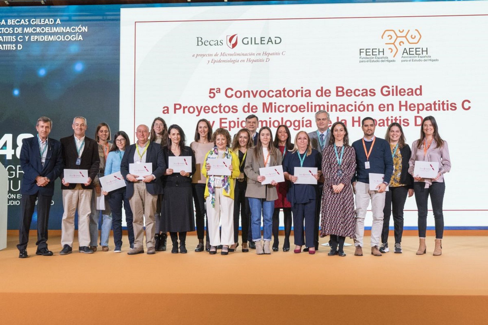 AEEH i Gilead entreguen beques a projectes de microeliminació en hepatitis C i en epidemiologia d'hepatitis D