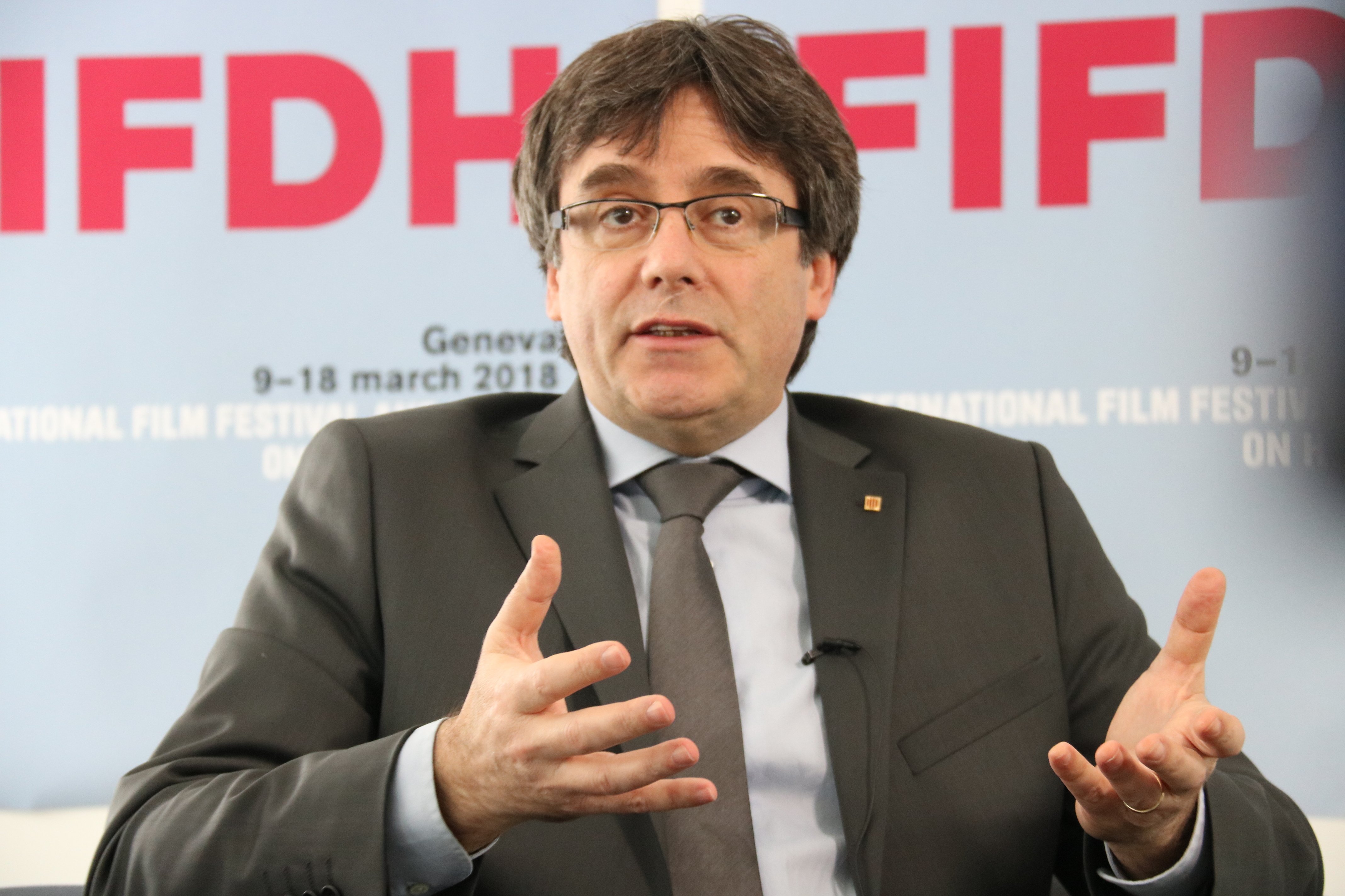 Sis agències internacionals entrevisten Puigdemont a Ginebra