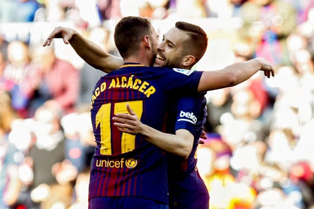 Alcácer Jordi Alba Barça Athletic Club Efe