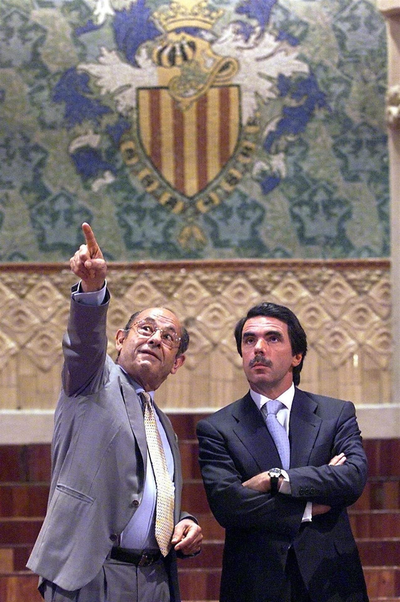 Félix Millet José María Aznar Palau de la Música Efe Félix Millet José María Aznar Palau de la Música Efe