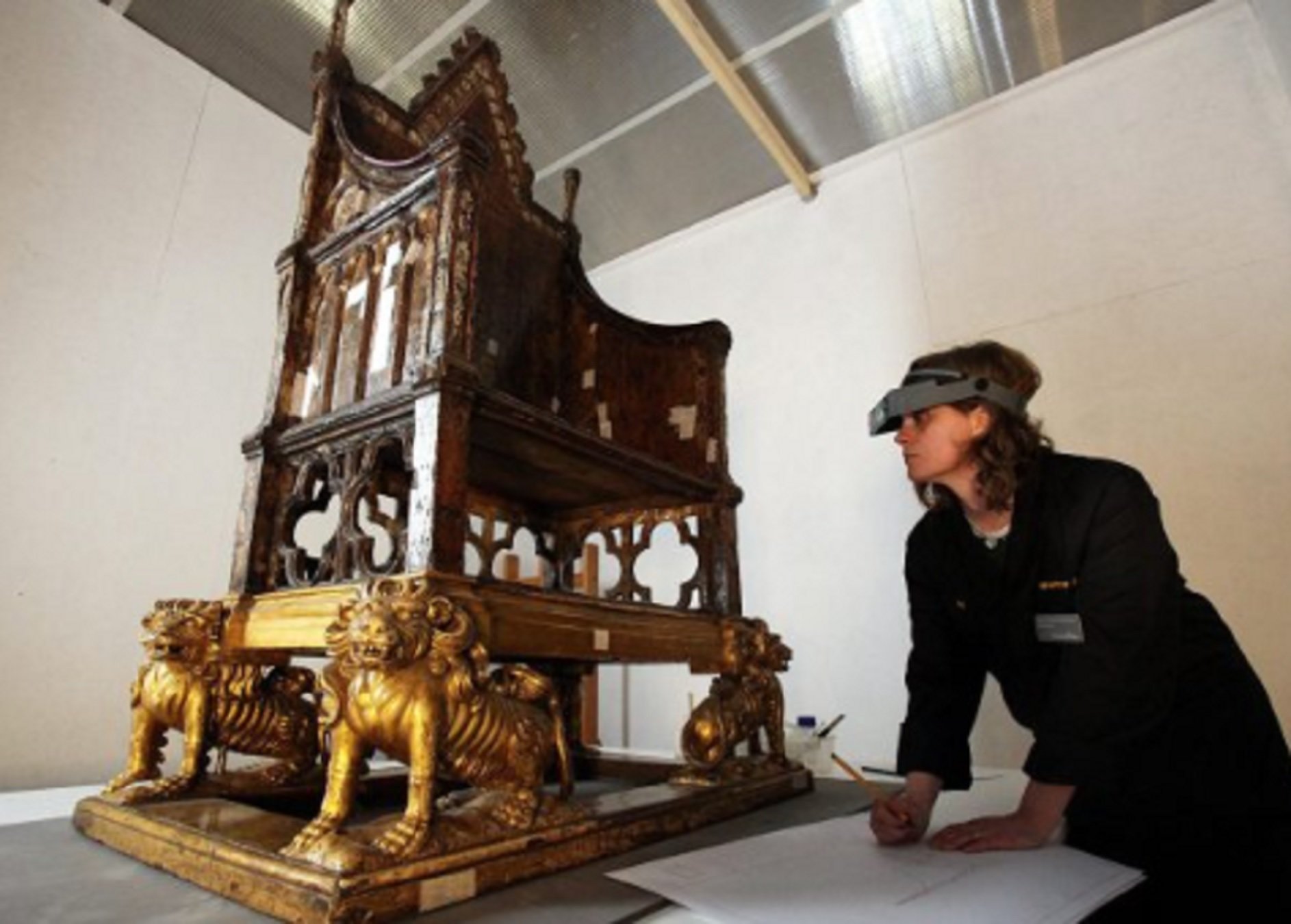 Cadira Coronació Carles III GTRES