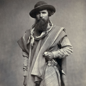 Fotografia d'un gaucho argentí (1888). Font Library of Congress of USA