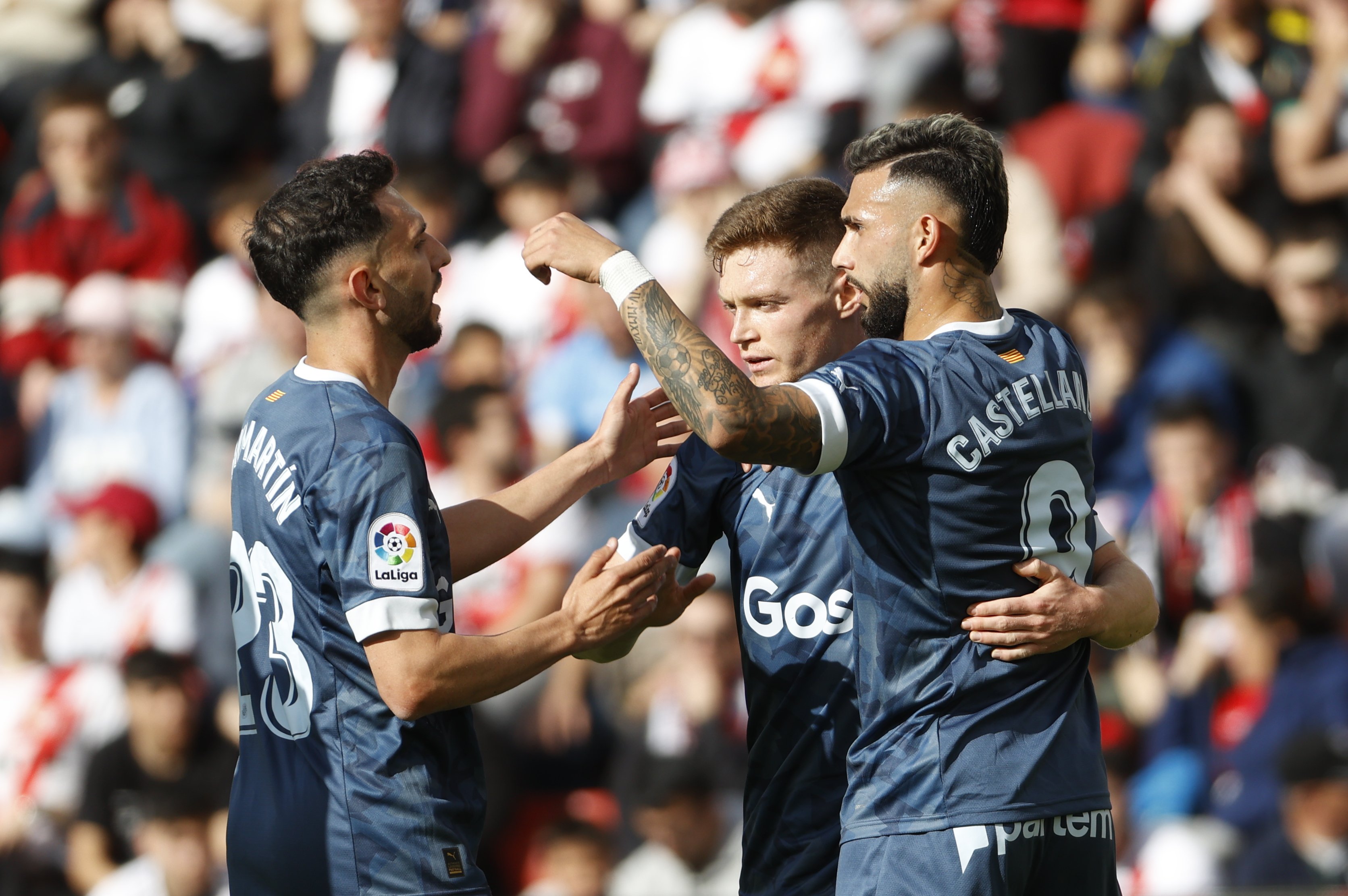 El Girona remonta y suma un punto muy valioso en el campo del Rayo Vallecano (2-2)