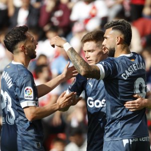 Girona celebra gol contra Rayo / Foto: EFE
