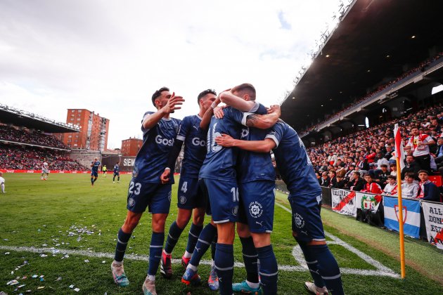Girona celebra gol del empate contra Rayo / Foto: Europa Press - Oscar J. Barroso Girona celebra gol del empate contra Rayo / Foto: Europa Press - Oscar J. Barroso