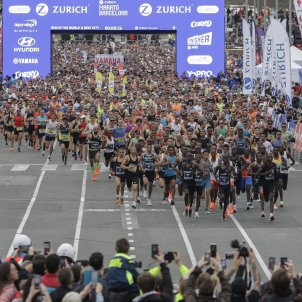 Marius Kimutai i Zeineba Yimer s'exhibeixen en una Marató de Barcelona 2023 de rècord